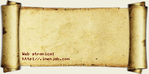 Minja Rajak vizit kartica